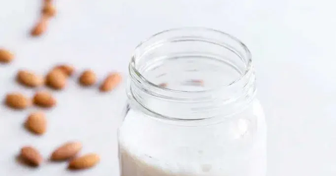 Homemade Almond Milk Recipe with TWO ingredients!