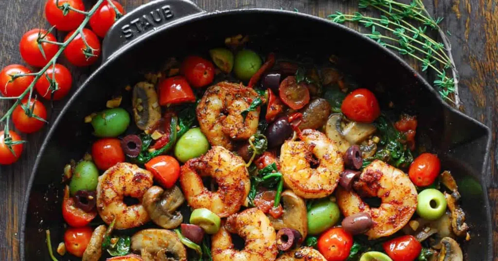 Mediterranean Shrimp (30 Minutes, One-Pan)