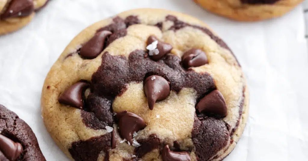 Soft and Chewy Marble Cookies