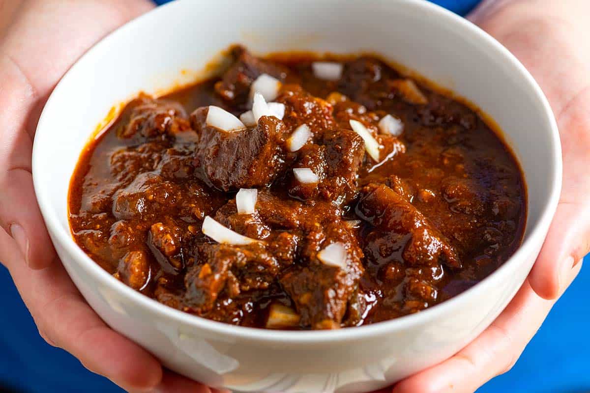 Real and Authentic Red Texas Chili